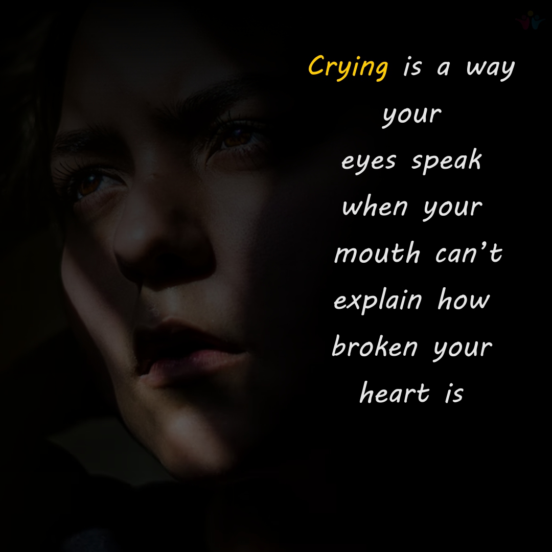 Crying sad Captions for girl
