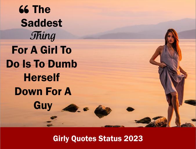 2563+ Girly Quotes Status 2023