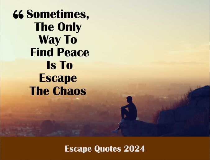 1121+ Escape Quotes 2024 Best Awesome