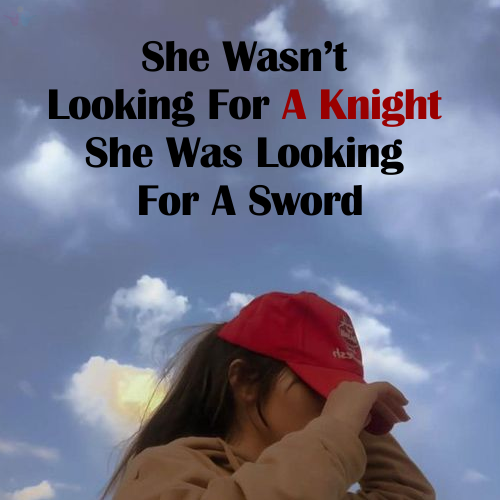 Sword Girl Attitude Quotes For Instargam 2024